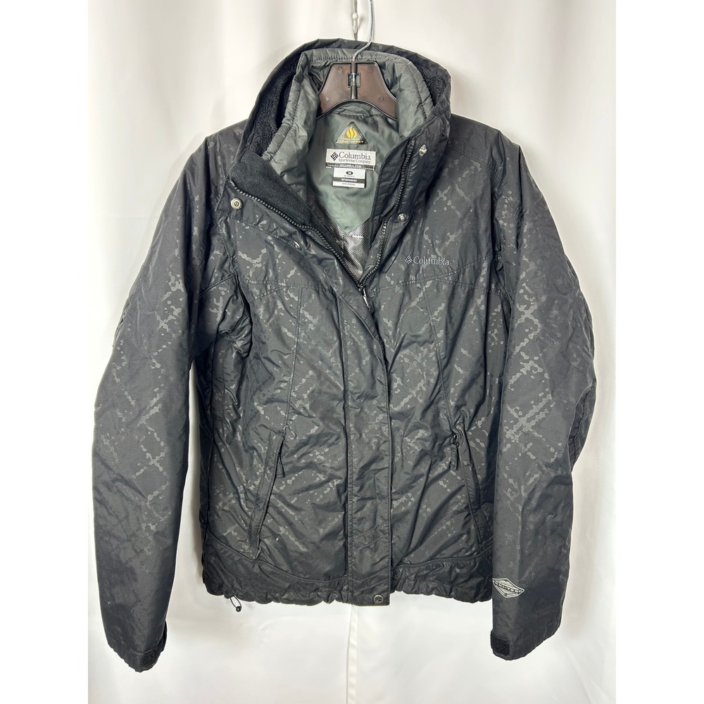 VIntage Y2K Columbia Whirlibird Black Camo Interchange Jacket Waterproof Medium